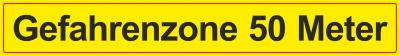 Gefahrenzone 50 Meter