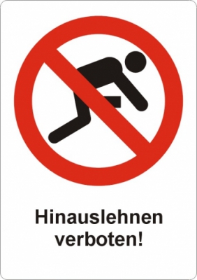 Hinauslehnen/Hinausstrecken