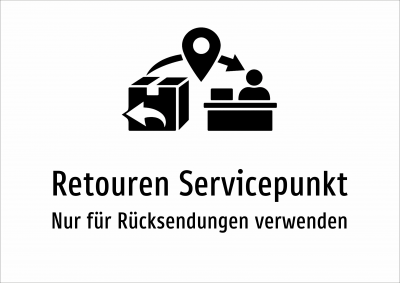 Retouren Servicepunkt - Nur für Rücksendungen verwenden