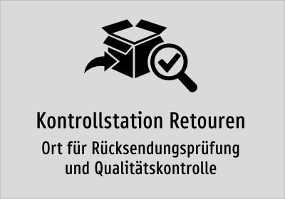 Kontrollstation Retouren - Ort für Rücksendungsprüfung und Qualitätskontrolle