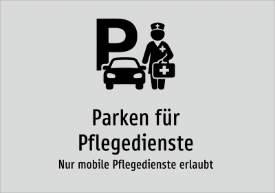 Parken für Pflegedienste - Nur mobile Pflegedienste erlaubt