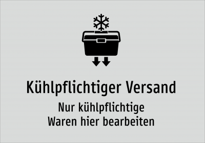 Kühlpflichtiger Versand - Nur kühlpflichtige Waren hier bearbeiten