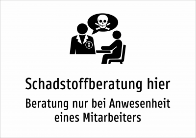 Schadstoffberatung hier - Beratung nur bei Anwesenheit eines Mitarbeiters