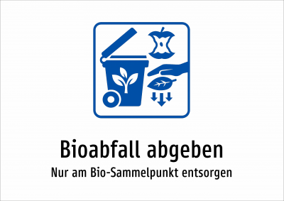 Bioabfall abgeben - Nur am Bio-Sammelpunkt entsorgen