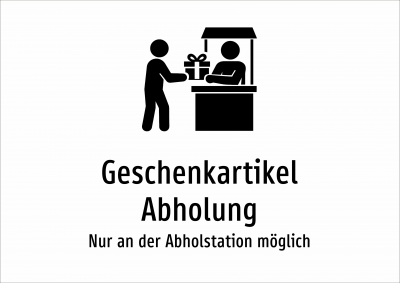 Geschenkartikel Abholung - Nur an der Abholstation möglich