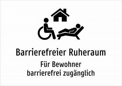 Barrierefreier Ruheraum - Für Bewohner barrierefrei zugänglich