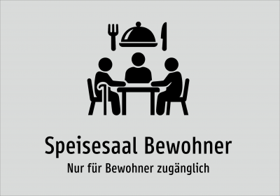Speisesaal Bewohner - Nur für Bewohner zugänglich