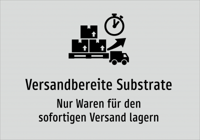 Versandbereite Substrate - Nur Waren für den sofortigen Versand lagern