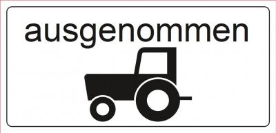 Ausgenommen Traktoren 
