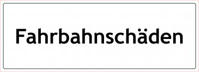 Fahrbahnschäden 