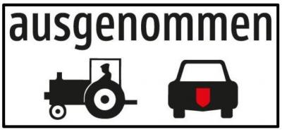 Ausgenommen Traktor und Microcar 