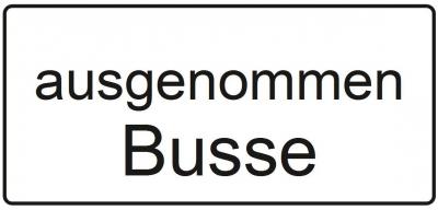 Nur für Busse