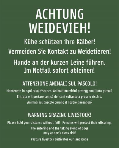 Achtung Weidevieh!