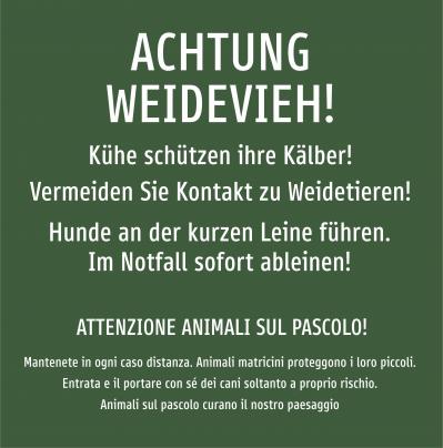 Achtung Weidevieh!
