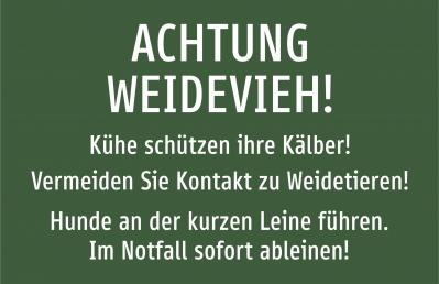 Achtung Weidevieh!