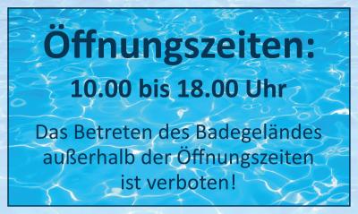 Öffnungszeiten Schwimmbad